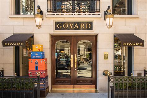 goyard shops europe|Goyard boutique locations.